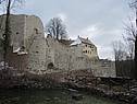 Schloss Neuburg
 westliche Burgmauer u. Zwingermauer  